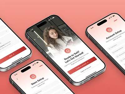Multi-vendor Registration Flow | Easy and clear registration animation app app development branding cursor design development iadevelopment illustration mobile app mobile application no code no code development nocode registration seller ui web design web development