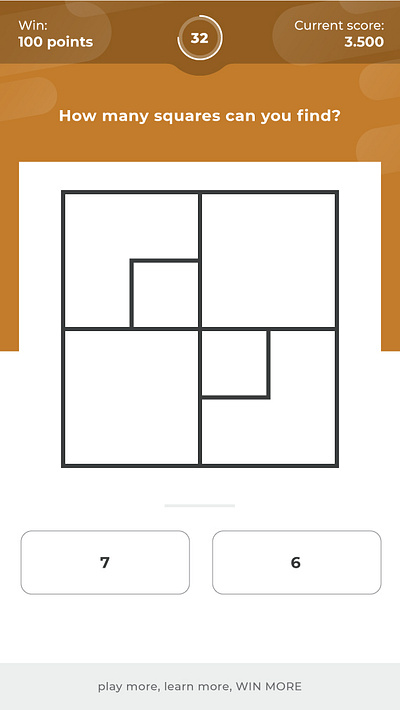 Mini game - Attention attention design mini game web app game