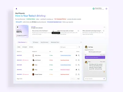 Next-Gen Underwriting Dashboard | Widget-Powered UX ai ai first design dashboard insurance interface saas typography ui ui design underwriting ux