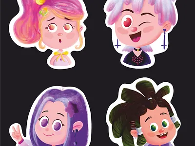 Stickers boy girl sticker