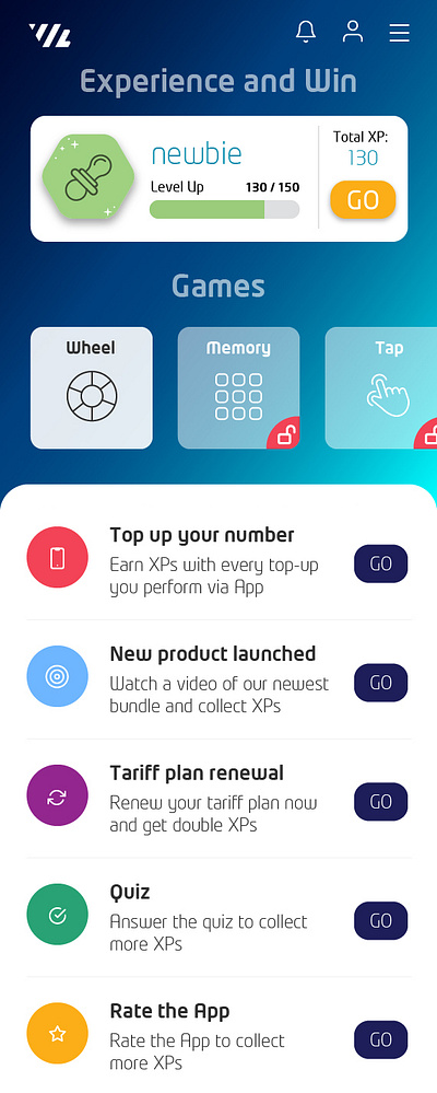 Loyalty design graphic design ui ux