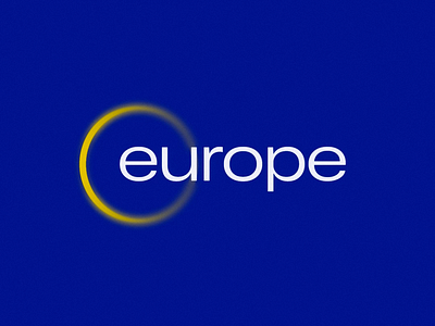 Europe Logo Animation 3d ai blockchain blur branding eu europe gradient icon identity intro lepisov lettering logo loop saas spline tech web3