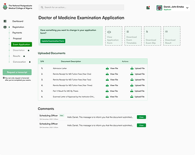 National Postgrad. Medical College Portal Redesign branding redesign ui uiux design