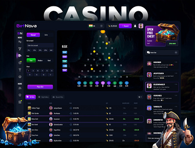 Casino Game Plinko Dynamic UI for High-Energy Betting & Rewa crypto gaming design interactive betting interface live odds integration plinko casino ui reward driven ux