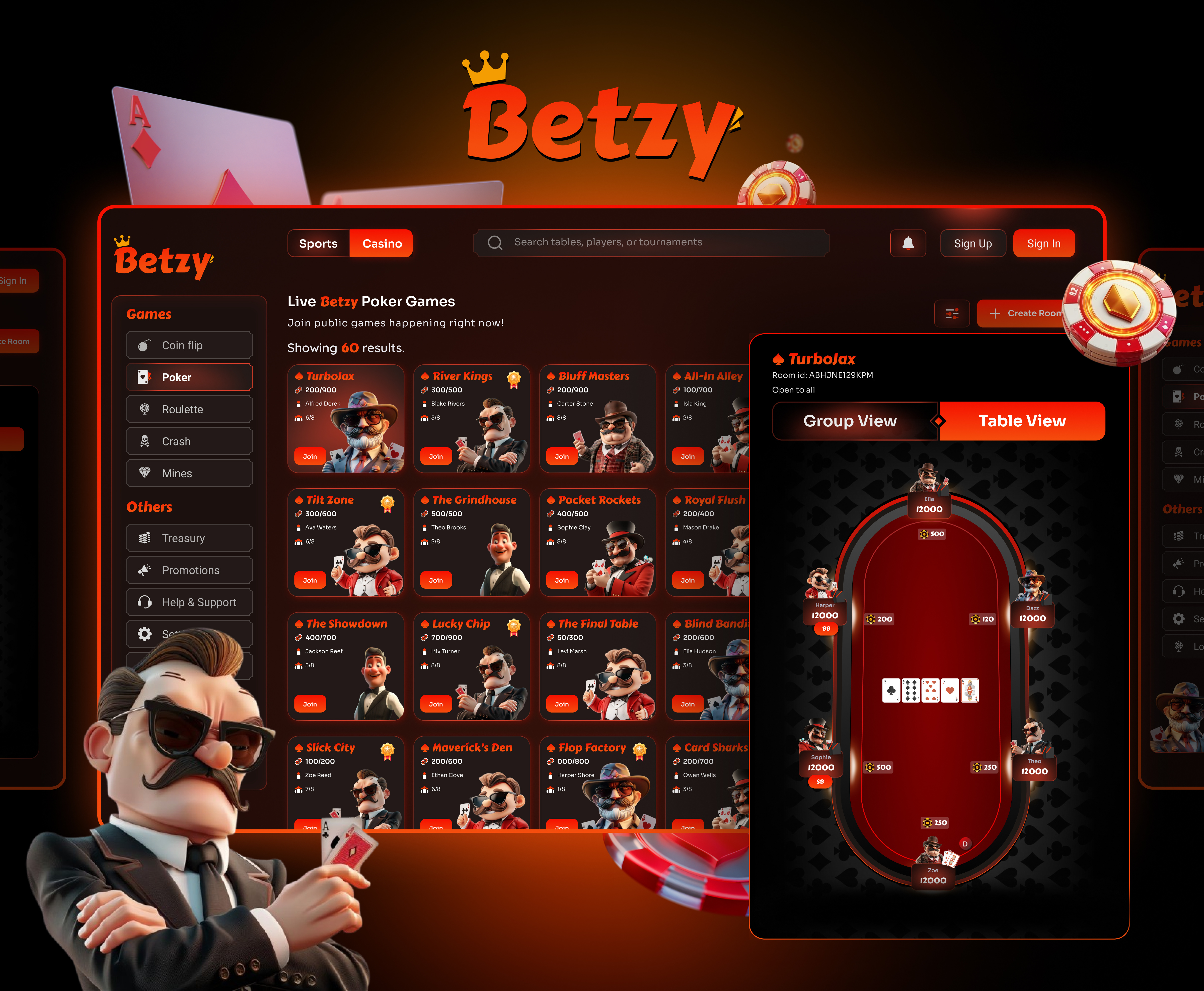 Poker UI – Sleek Design for Live Play & Tournaments by AestheticEdge on  Dribbble