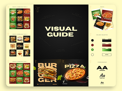 Food Brand Visual Guide branding graphic design
