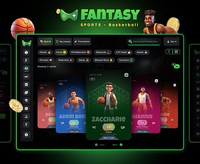 Your Edge in Fantasy Sports and Crypto Wagers betting app ui crypto betting ui crypto fantasy sports fantasy sports player stats ui sports app design ui design ui inspiration