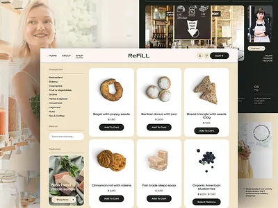 Elementor Template Kit for Zero Waste Shopping clean conscious eco friendly ecommerce lifestyle organic market plastic free packaging plastic free shop sustainability sustainable vegan vegan product vegan shop vegan store veganism webdesign website website design zero waste zero waste shopping