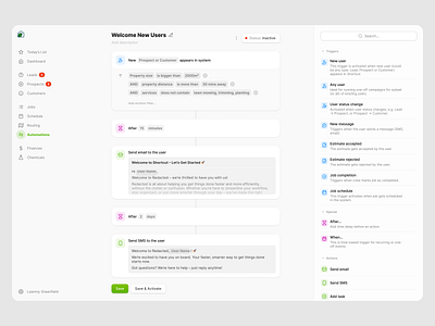 Automation Edit app automation cards editor filtering flow form ui