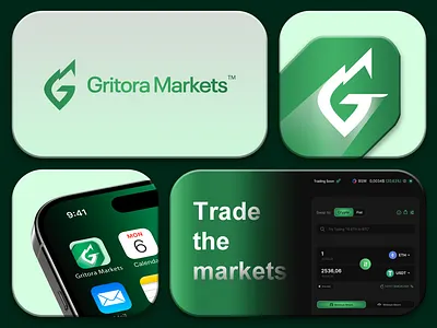 Trading Platform Brand b2b b2c brand branding business coin finance financial graphic design identity investment logo market marketing modern money saas startup trading ui