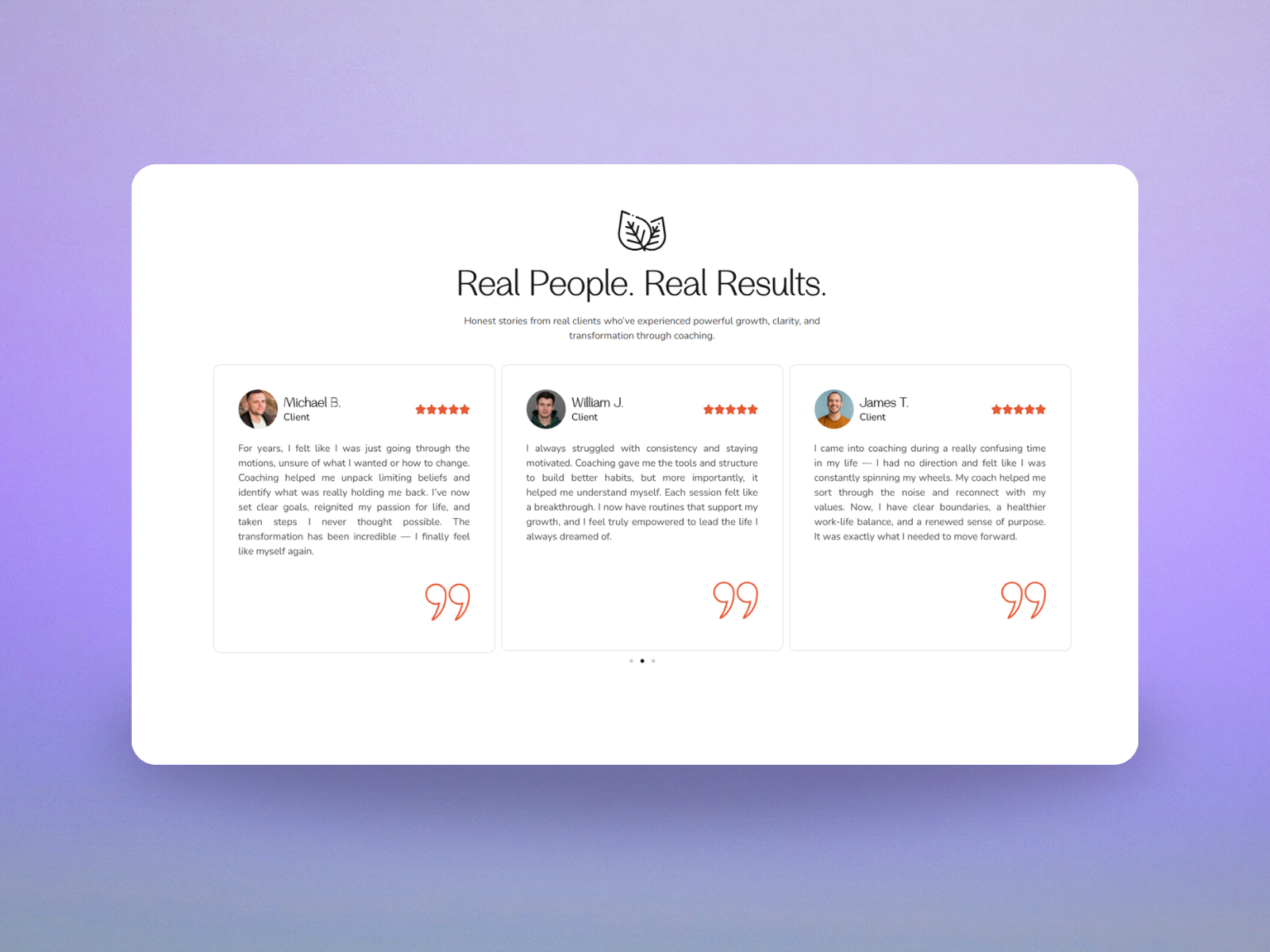 Testimonial Slider Section - Wordpress Elementor Pro elementorpro reviewapp reviewcard reviewpage reviews reviewsection reviewui testimonials testimonialsapp testimonialsmobile testimonialsonweb testimonialssection testimonialsui testimonialsux testimonialswebdesign wordpress