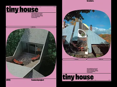 tiny house — UI/UX design for brutalist real estate website creative website design figma landing page landing page design luxury real estate modern home product design property ui real estate real estate website realtor ui uiux design ux web web design website website template woodhouse