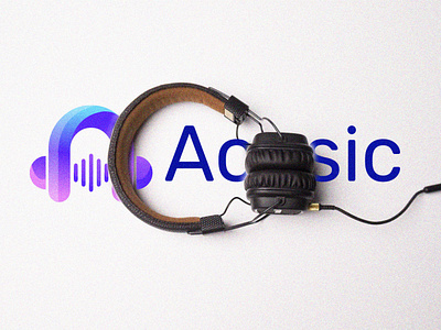 Acusic – Modern A Logo for Music & Sound a letter logo audio logo brand identity branding creative logo gradient logo headphone logo lettermark logo design logo designer logotype modern logo music music app logo podcast logo sound logo soundwave symbol vibrant logo