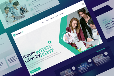 Verve inc Website Design branding design ui web website website design