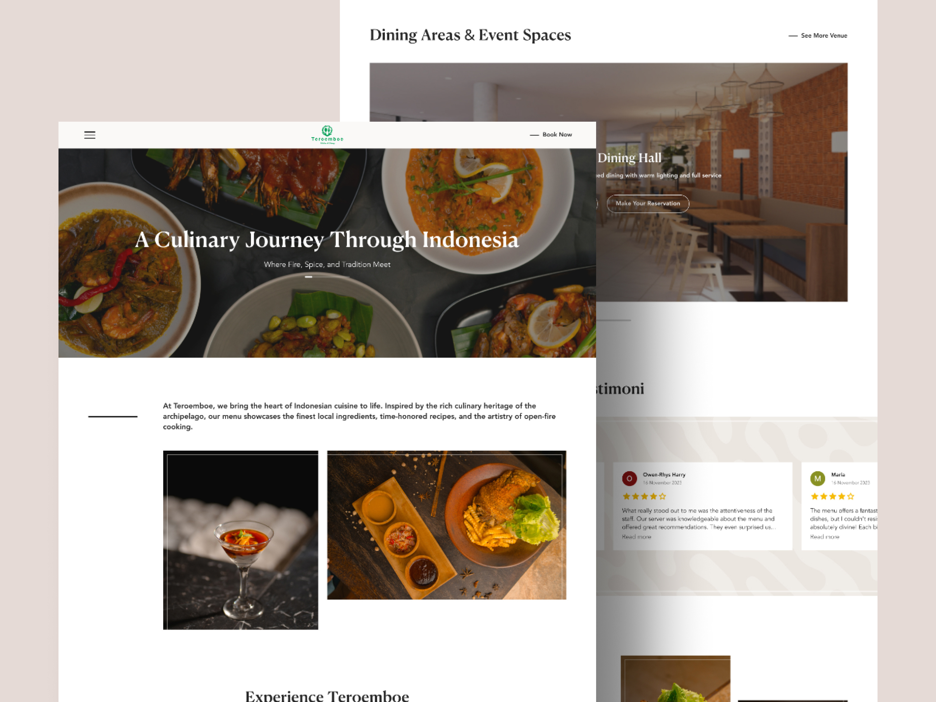 Example of Teroemboe - Responsive Web Design