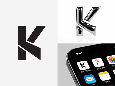 Letter KL Logo Mark branding design graphic design icon kl letter mark lk logo logo design logo idea logo inspire logo mark logo sell vector