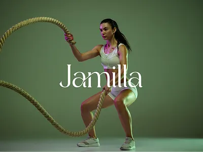 Jamilla Sportswear animation branding graphic design logo motion graphics