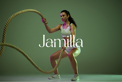 Jamilla Sportswear animation branding graphic design logo motion graphics