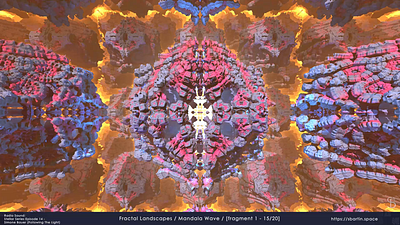 Mandala Wave 🌌 Fractal Landscapes visual meditation