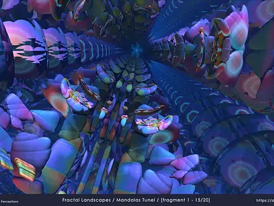 MandalasTunel 🌌 Fractal Landscapes visual meditation