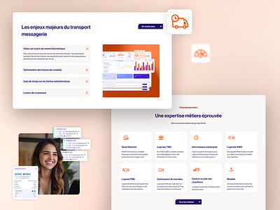 Modern Identity & Custom Icons for a Transport Tech Leader branding graphic design ui ux webdesign website