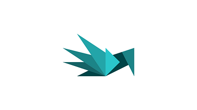 Unique Origami Bird Concept! awesome brand identity branding cool cute logo design logo symbol modern logo design origami bird popular logo simple unique bird logo
