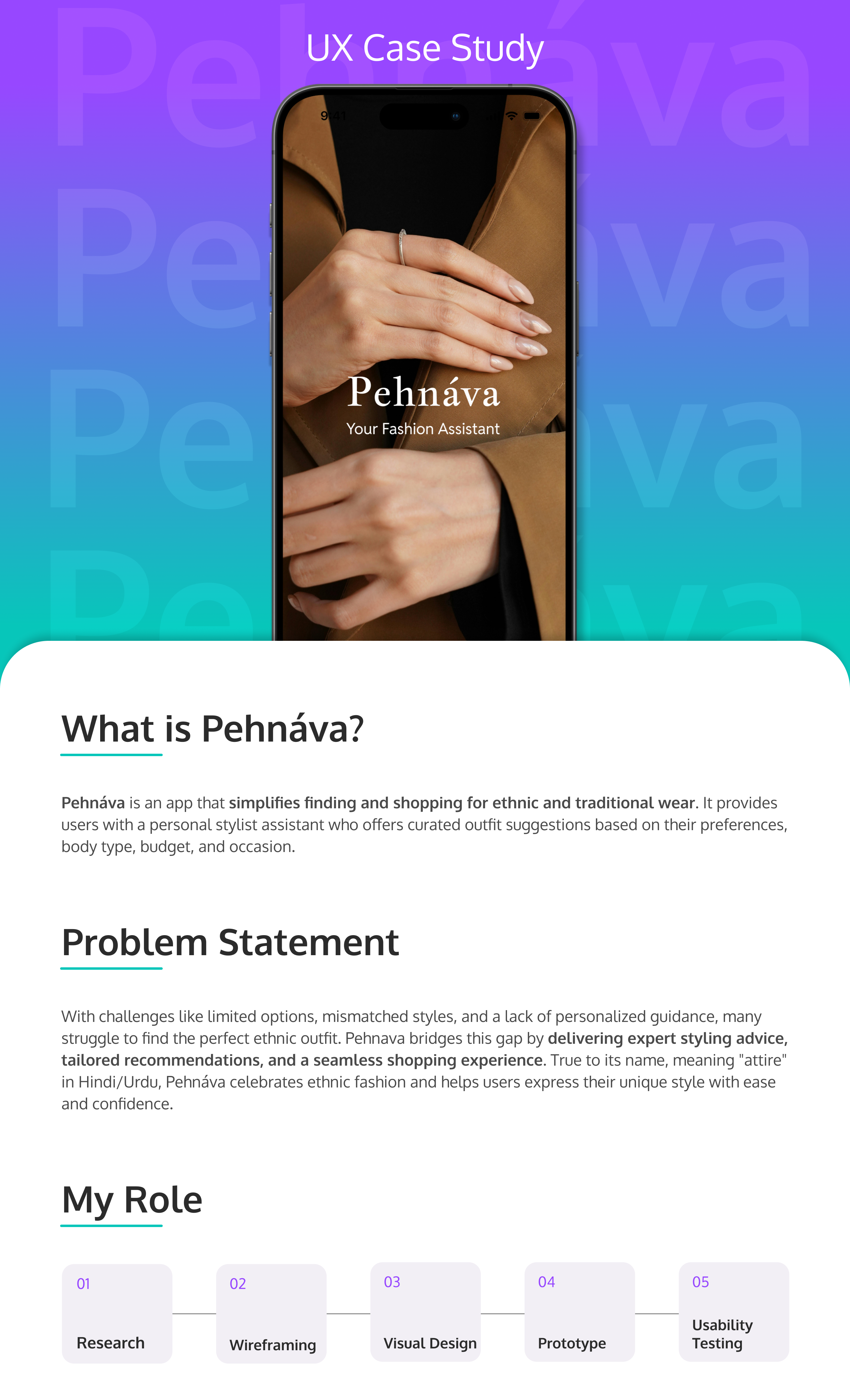 Pehnava | UX Case Study case study clothing fashion journey map ui user experience user flow user research ux design wireframes