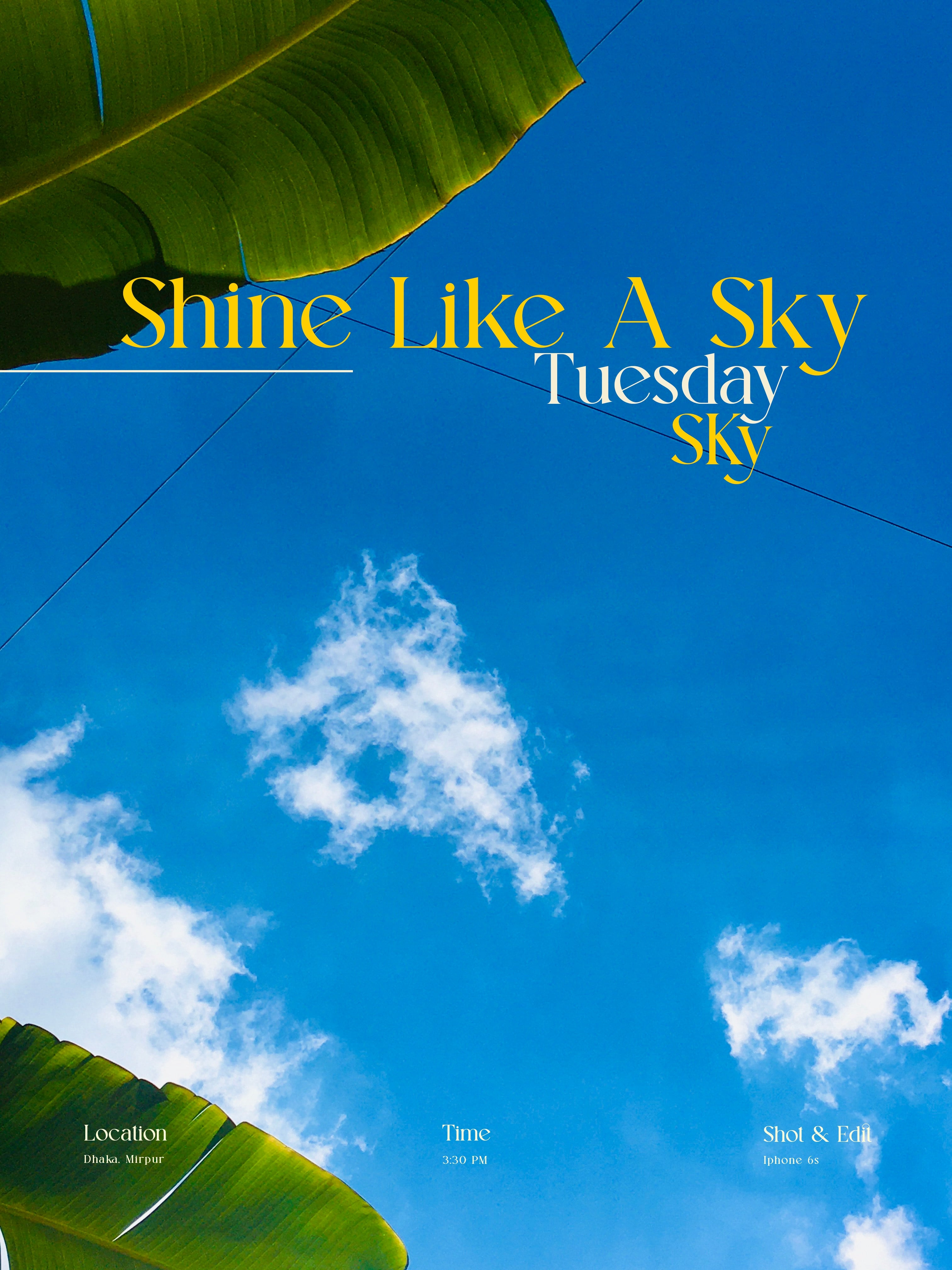 Sky Photography and Editing branding design graphic design photo editing photography