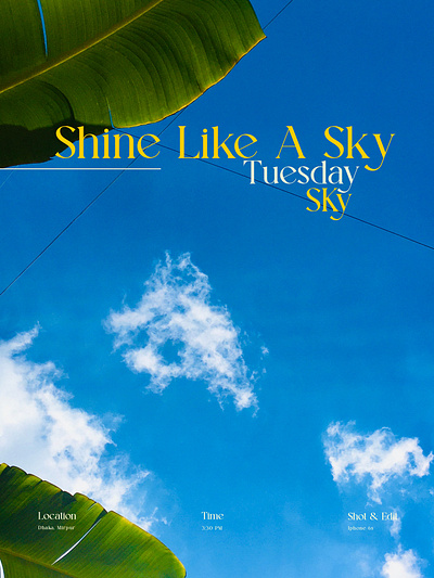 Sky Photography and Editing branding design graphic design photo editing photography