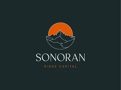 Modern Minimalist Logo for Sonoran Ridge Capital logo showcase