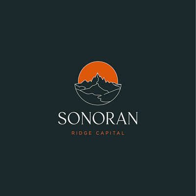 Modern Minimalist Logo for Sonoran Ridge Capital logo showcase
