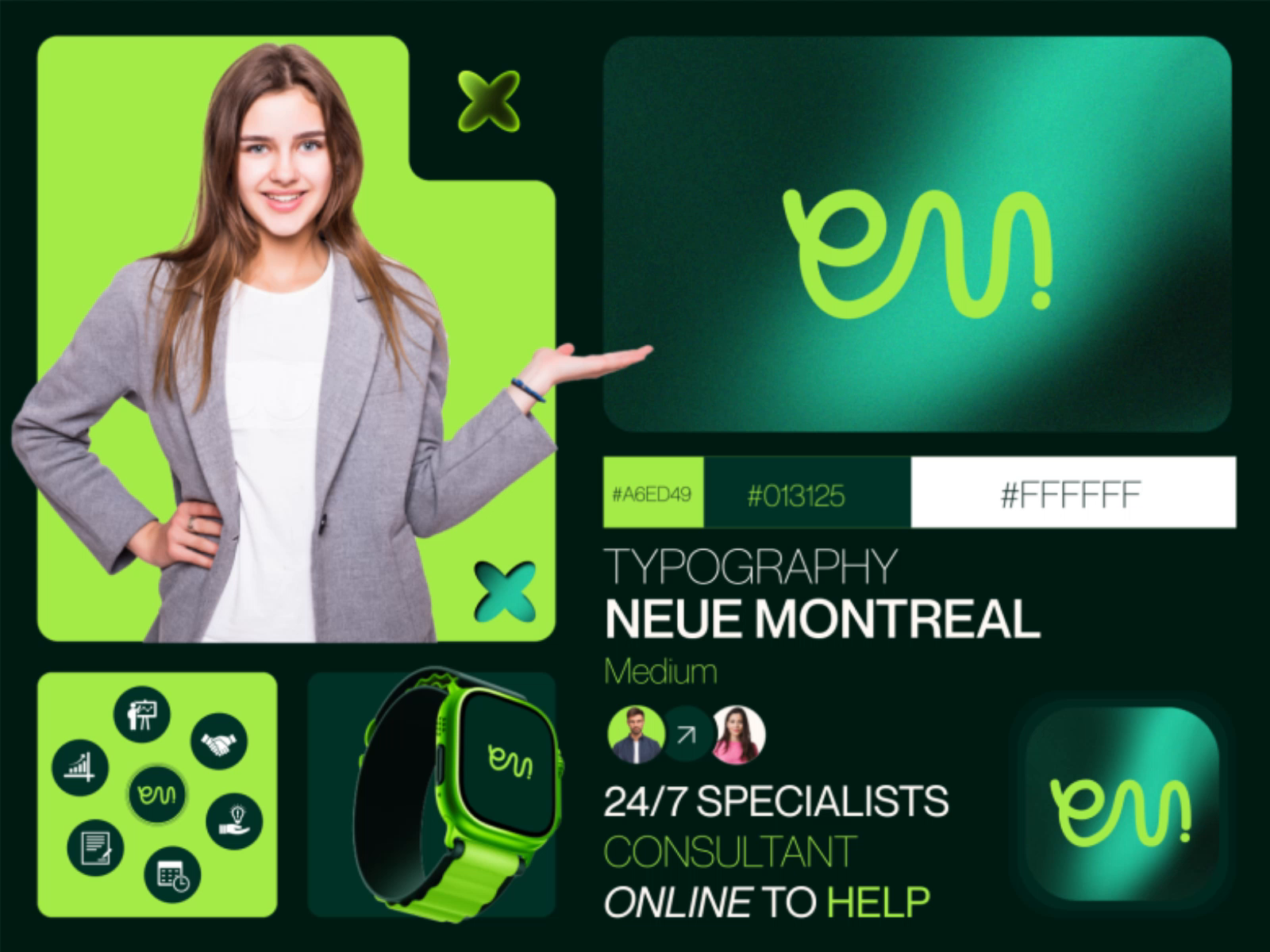 Example of Logo Brand Identity Package & Animation