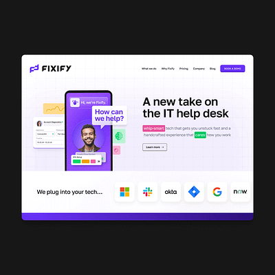Case Study | Fixify branding design graphic design logo ui web design