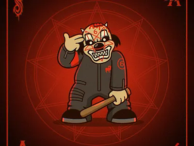 IOWA ERA NUMBER 6 alterfan alterfan art artist branding coverart illustration logo numetal shawnclowncrahan shawncrahan slipknot slipknot art slipknot fanart slipknot iowa