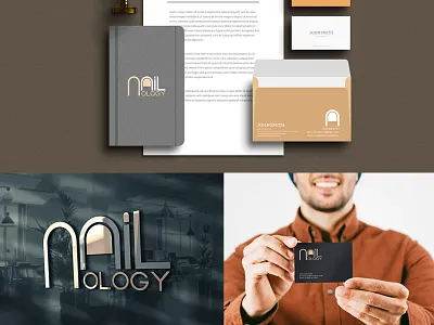 Nailology Logo Design branding graphic design logo