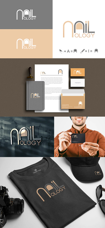 Nailology Logo Design branding graphic design logo