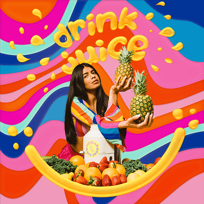 Drink Juice: Song Artwork digital art photo editing