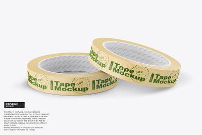 Matte Tape Mockup design food mock up mockup package packaging psd template