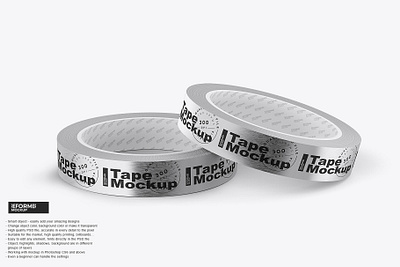 Metallic Tape Mockup branding design food mock up mockup mockup products package packaging psd template