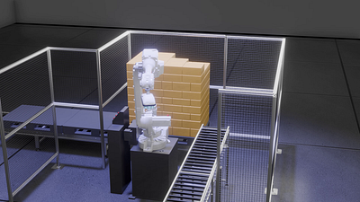3D Robotics arm animation using blender 3d 3dproductrender 3dvisualization animation