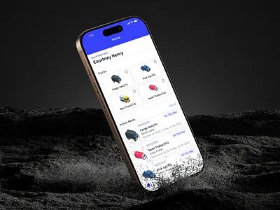 Bifle: On-Demand Truck Rental figma mobile app solaimanali truck rent truck service ui user interface ux