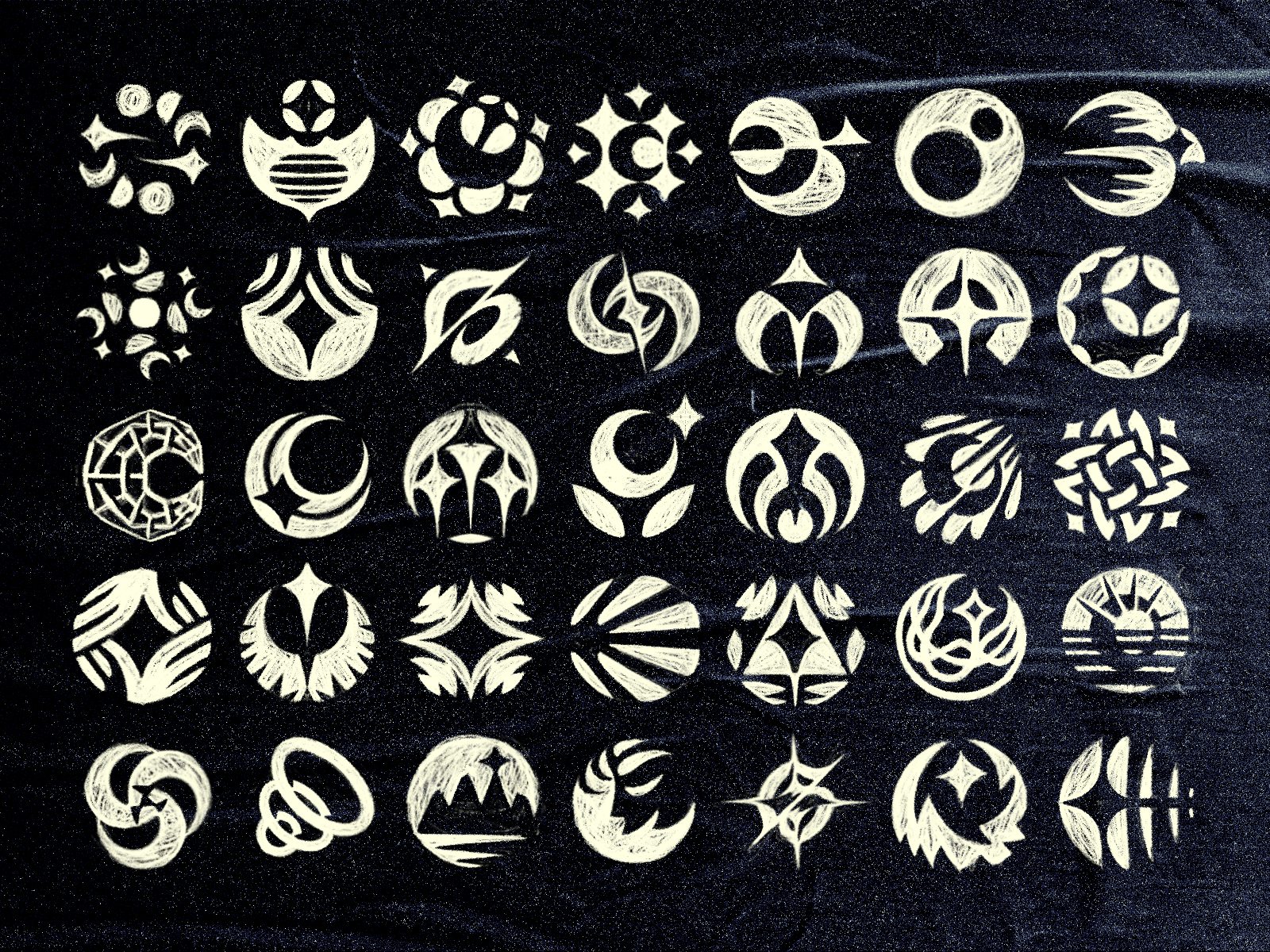 After Luna ✦ Sketches asteroid astronomy comet cosmos galaxy illustration logo logodesign logotype luna lunar moon nebula planet sketch sketching sky space star stellar