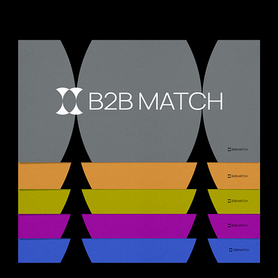 B2B Match - Rebranding b2b design brand identity branding business design corporate branding elegant branding event branding identity design rebranding visual identity
