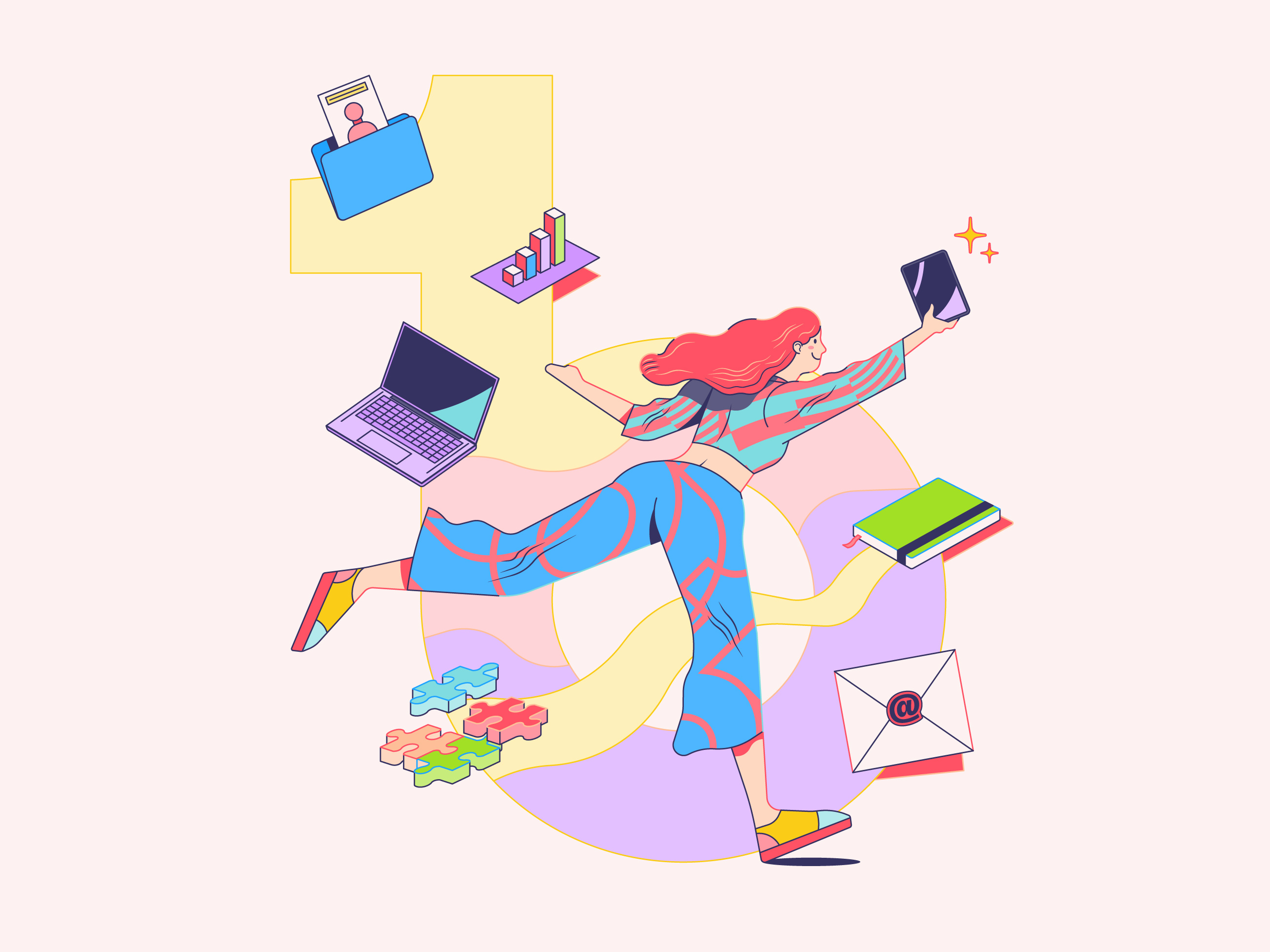 Example of Oneblis illustrations