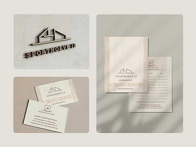 Sporthoeve 10 - Branding and website graphic design logo logo design logo image logo in metal