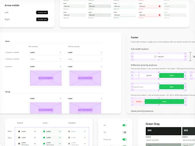 Design System Components design system ui ux
