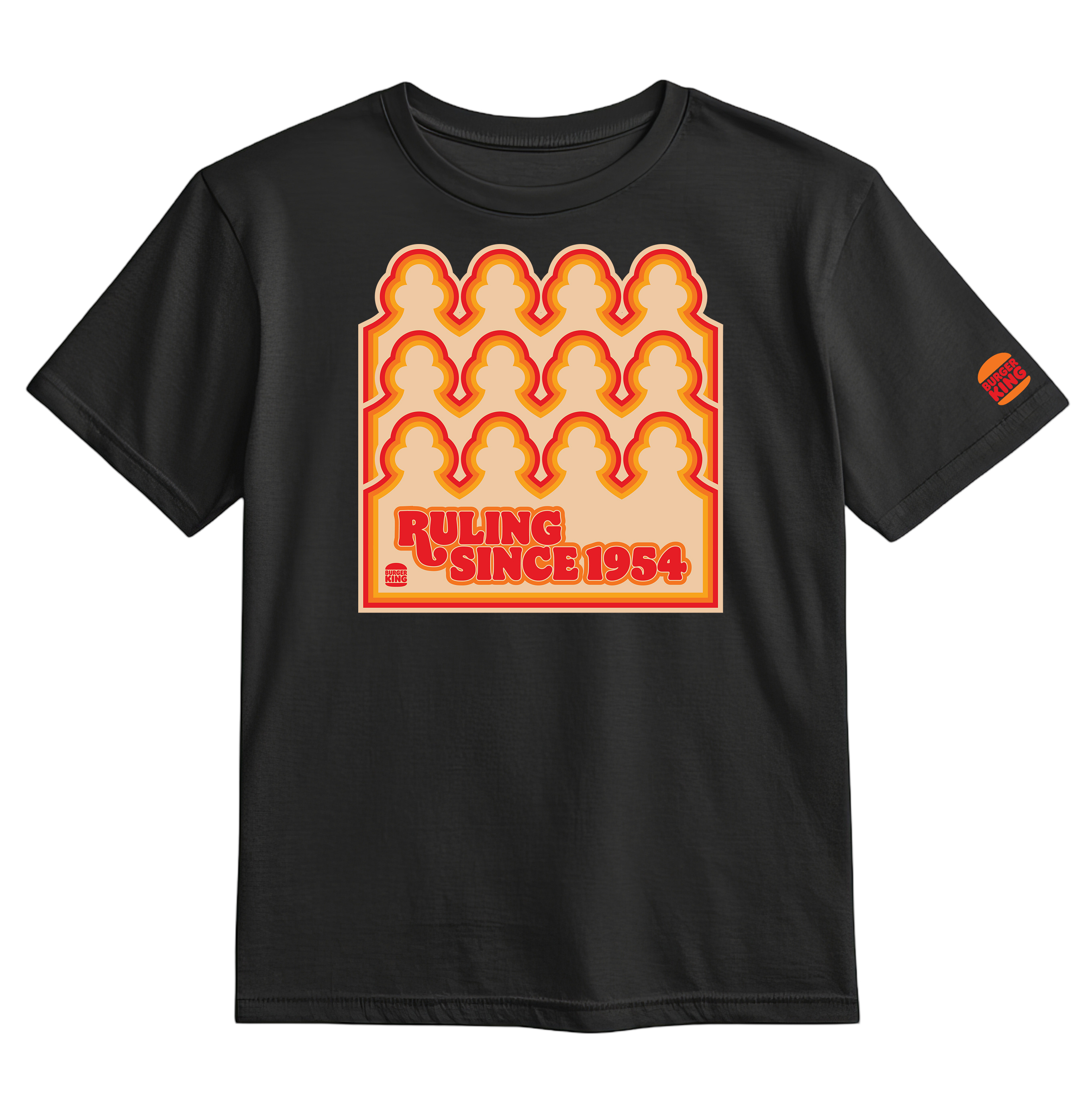 BK crown crew shirt art direction branding concept design graphic design