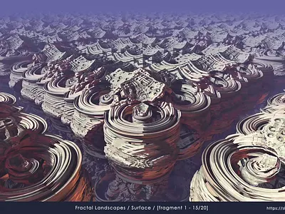 Surface 🌌 Fractal Landscapes visual meditation