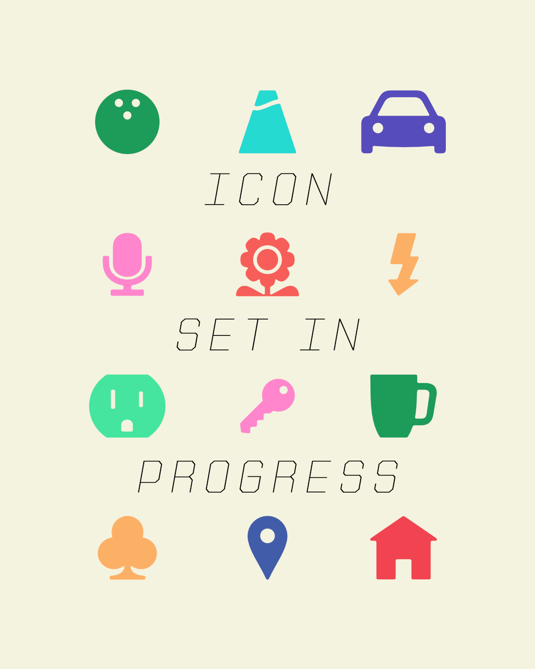 Symbols icon set - In Progress icons interface ui ui icons