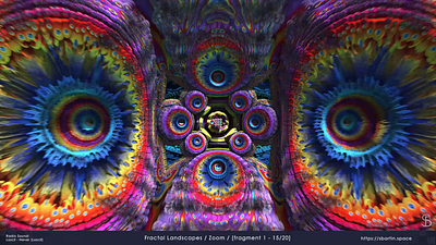 Zoom 🌌 Fractal Landscapes visual meditation